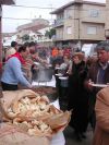 San Blas -chiquino-.- Mayordono la Sociedad  de Cazadores -San Blas- comida para todo el pueblo (13 jabalies y 4 ciervos) (11 cantaros de vino) ( 80 panes grandes)