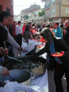 Vino de honor y aperitivo que ofrecio la Sociedad de Cazadores a todo el pueblo.- Da 4